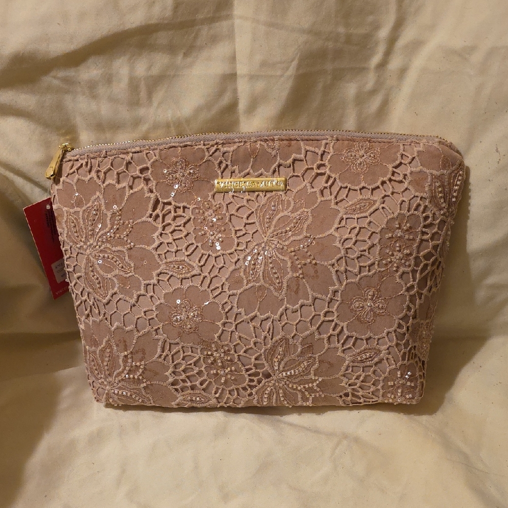 Floral Lace Cosmetic Bag